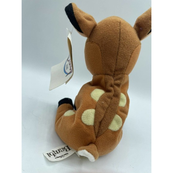 Bambi Disney Store Mini Bean Bag Plush New With Tags 8" Beanie Stuffed Vintage - Picture 5 of 5